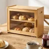 WELLHAUS, bambusová chlebníčka, 2 poschodia, 40 cm, s Náhľad obrázku produktu 2