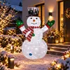 XXL LED-sneeuwpop / Kerstman, 180 cm, 200 LED's, IP44, Productafbeelding-voorbeeld 1