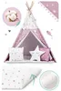 Nukido 740023 Kindertent met lichtjes - roze met sterren Productafbeelding-voorbeeld 20