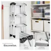 tectake® Doppelseitige Aluminium Trittleiter 3 Stufen, Produktbild-Vorschau 6