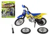 Fingermotorrad mit Zubehör Metall/Kunststoff 12cm 2 Farben Produktbild-Vorschau 1