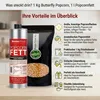 Hopser Funfood Popcorn Set 1 kg Butterfly Popcornmais + 1 Produktbild-Vorschau 2