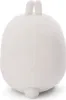 A white plush toy with two small ears on top and a small tail at the bottom, shown from the back. Náhled obrázku produktu