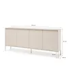 BEAUTYSOFA | Kommode NOTO 200 cm Kaschmir, Wohnzimmer Produktbild-Vorschau 7