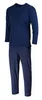 Schlafanzug Herren Lang Pyjama Baumwolle Zweiteiliges Set Produktbild-Vorschau 1