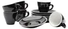 12-teiliges Espresso-Tassen Set 90 ml, schwarz, Porzellan, Produktbild-Vorschau 1