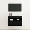 vidaXL TV-Wandschrank 60 x 30 x 40 cm Schwarz Eichen-Optik Produktbild-Vorschau 5