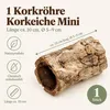 Korkeiche Mini 10 cm Korkröhre Korkrinde unbehandelt Produktbild-Vorschau 2