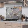 DEQORI Küchenrückwand Glas 80x60 cm 'Elegantes Produktbild-Vorschau 2