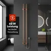 BELVIT asciugamani elettrico 150 cm doppio 120W con timer e Anteprima dell’immagine prodotto 6