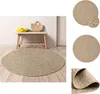 vidaXL Teppich 90 cm Jute-Optik Innen und Außen -  Teppiche Produktbild-Vorschau 1