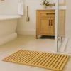 Kúpeľňový podstavec z bambusu AVELA, 100 x 50 cm Náhľad obrázku produktu 2