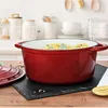 GRÄWE Gusseisentopf, emailliert, Ø 26 cm, Rot Produktbild-Vorschau 4