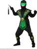 A child wearing a ninja costume, holding nunchucks. Anteprima dell’immagine prodotto