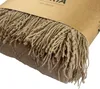 Decke Wohndecke Mit Fransen Neria Beige Taupe 150x200 cm Produktbild-Vorschau 5