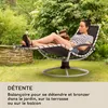 Blumfeldt The Chiller - Chaise Longue à Bascule , Chaise Voir les images du produit 2