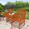 CASARIA® Panchina da Giardino in Legno Acacia Resistente Anteprima dell’immagine prodotto 6
