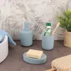 Seifenspender aus steinzeug mit rubbereffekt 400 ml - Produktbild-Vorschau 2