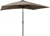 vidaXL Sonnenschirm mit LEDs und Stahl-Mast Taupe 2x3 m Produktbild-Vorschau 3