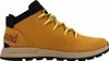 A side view of a single brown Timberland Sprint Trekker Mid shoe against a white background. Produktbild-Vorschau