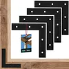 KOTARBAU® Sada 4 plochých úhelníků 120x120x24 mm Plochá Náhled obrázku produktu 1