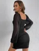 Elegantes Kleid - Damen - Modisches Abendkleid - Minikleid Produktbild-Vorschau 2