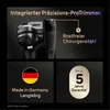 A marketing image showcasing a shaver's features with text overlays and icons. Náhľad obrázku produktu