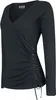 Black Premium by EMP Damen schwarzes Langarmshirt mit Produktbild-Vorschau 3
