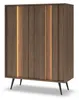 Hoge kast/dressoir LUPO, 93 cm, eikenhout, Dunin, Productafbeelding-voorbeeld 2