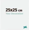 A graphic displaying product size and a slogan. Produktbild-Vorschau