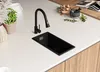 PRIMAGRAN Spülbecken Schwarz Metallic 26x47cm, Granitspüle Produktbild-Vorschau 7