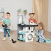 Children playing with a toy laundry set. Produktbild-Vorschau