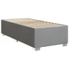 Boxspringbett mit Matratze Hellgrau 100x200 cm Stoff, Produktbild-Vorschau 8