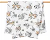 Jukki mušelínová plena 120x120 cm – zavinovačka a osuška, Náhled obrázku produktu 1