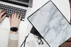 MuchoWow® Laptop Hülle 14 ZollMarmor - Muster - Gus - Weiß Produktbild-Vorschau 2