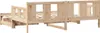 vidaXL Rozkládací denní postel se zásuvkami bez matrace Náhled obrázku produktu 7