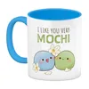 Mochi Freunde Kaffeebecher in hellblau mit Spruch I like Produktbild-Vorschau 2