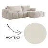 MORELLO Cloud Ecksofa Bouclé mit DL-Mechanismus, Produktbild-Vorschau 8