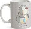 Mr. & Mrs. Panda Kaffeebecher Zahntechniker Herz - Grau Produktbild-Vorschau 3