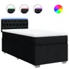 vidaXL Letto a molle con materasso nero 90x190 cm in Anteprima dell’immagine prodotto 1