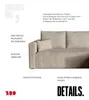 BroMARKT Ecksofa TOP Schlaffunktion Bettkasten L-Form Beige Produktbild-Vorschau 5