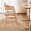 Ezebaby Babyhochstuhl, Holzhochstuhl mit Kissen, für Kinder Produktbild-Vorschau 5
