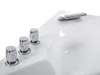 BELIANI Wanna narożna z hydromasażem biała akrylowa Podgląd zdjęcia produktu 5