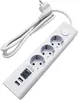Steckdosenleiste mit Ladebuchsen für USB, 3-fach, weiß, Produktbild-Vorschau 15