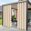 Outdoor Vorhang Wetterfest mit Ösen B132xH213CM, Produktbild-Vorschau 1