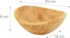 Relaxdays Salatschüssel, Bambus, oval, HxBxT: 8 x 20 x 18 Produktbild-Vorschau 4