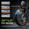Draixcor E6-3.0 E-Bike 20 Zoll Fatbike, 48V 15Ah 720Wh, Produktbild-Vorschau 7