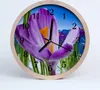 Holzuhr 30fi cm wanduhr - Frühling Natur Produktbild-Vorschau 1