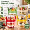 Set da 8 vasetti per muesli, vasetti per yogurt da asporto, Anteprima dell’immagine prodotto 5