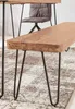 Panca Wohnling in legno massiccio di acacia 160 x 40 x 45 Anteprima dell’immagine prodotto 11